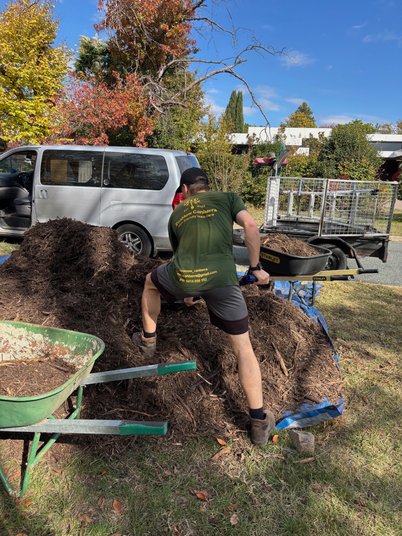 Kai on the tools, Inner North Canberra